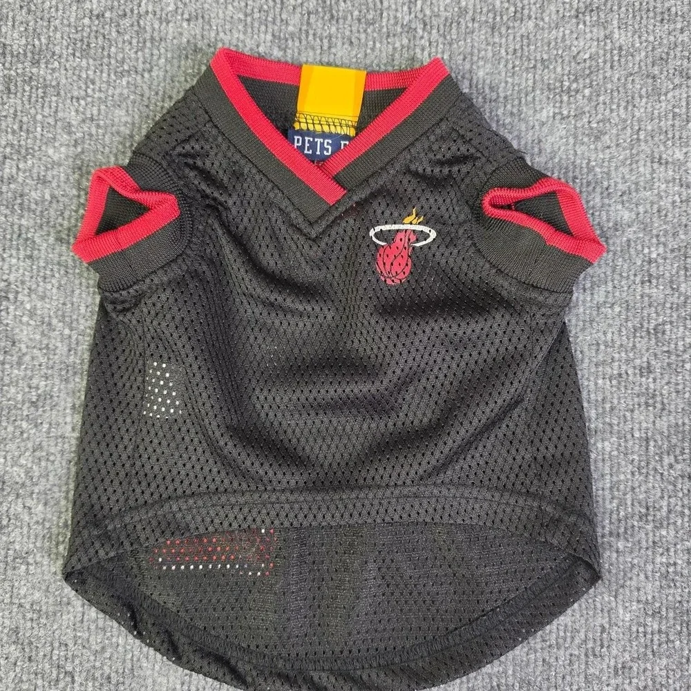 NBA Miami Heat Jersey Dog / Cat Vest. Size Small